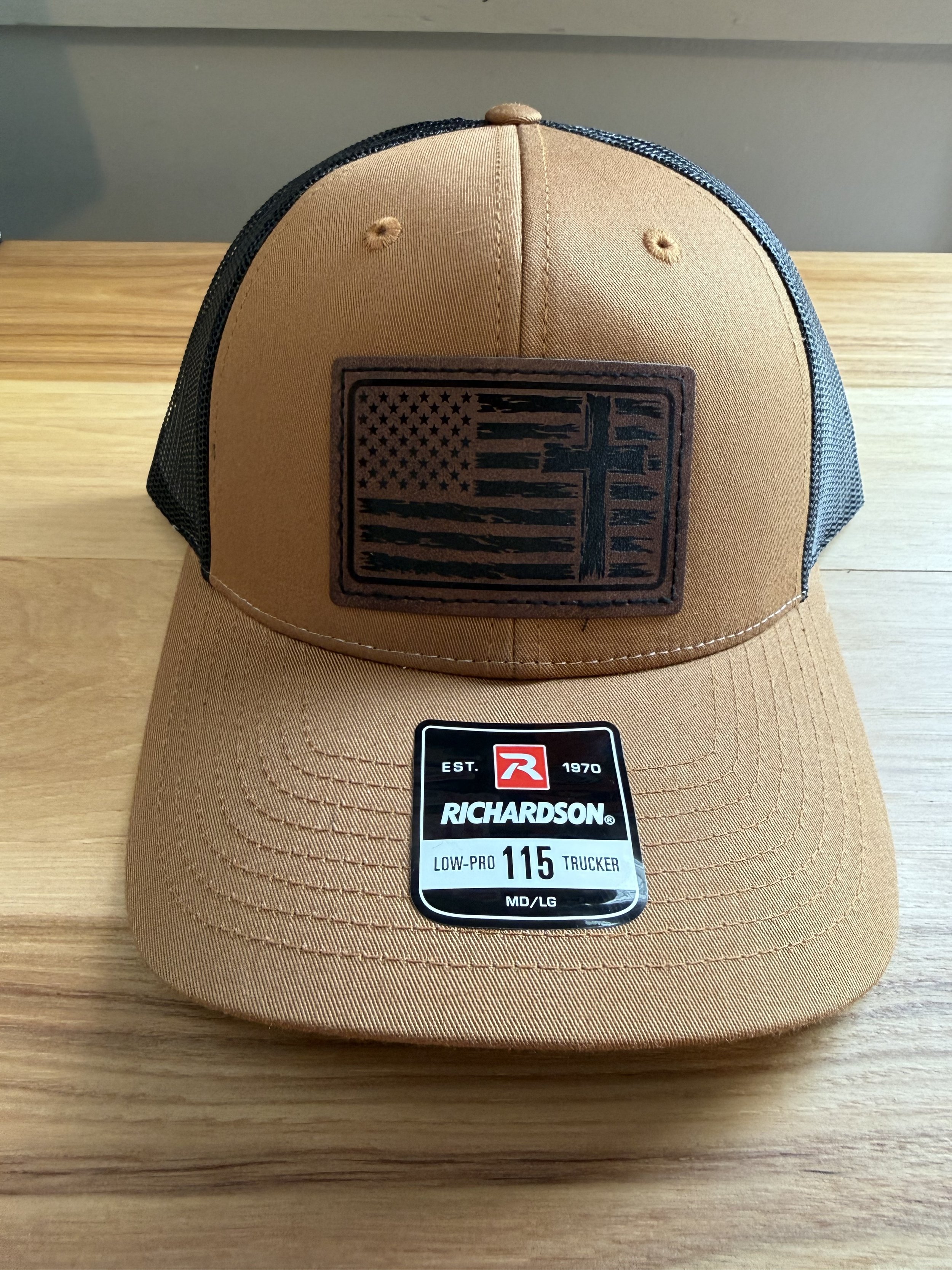American Flag Cross Hat