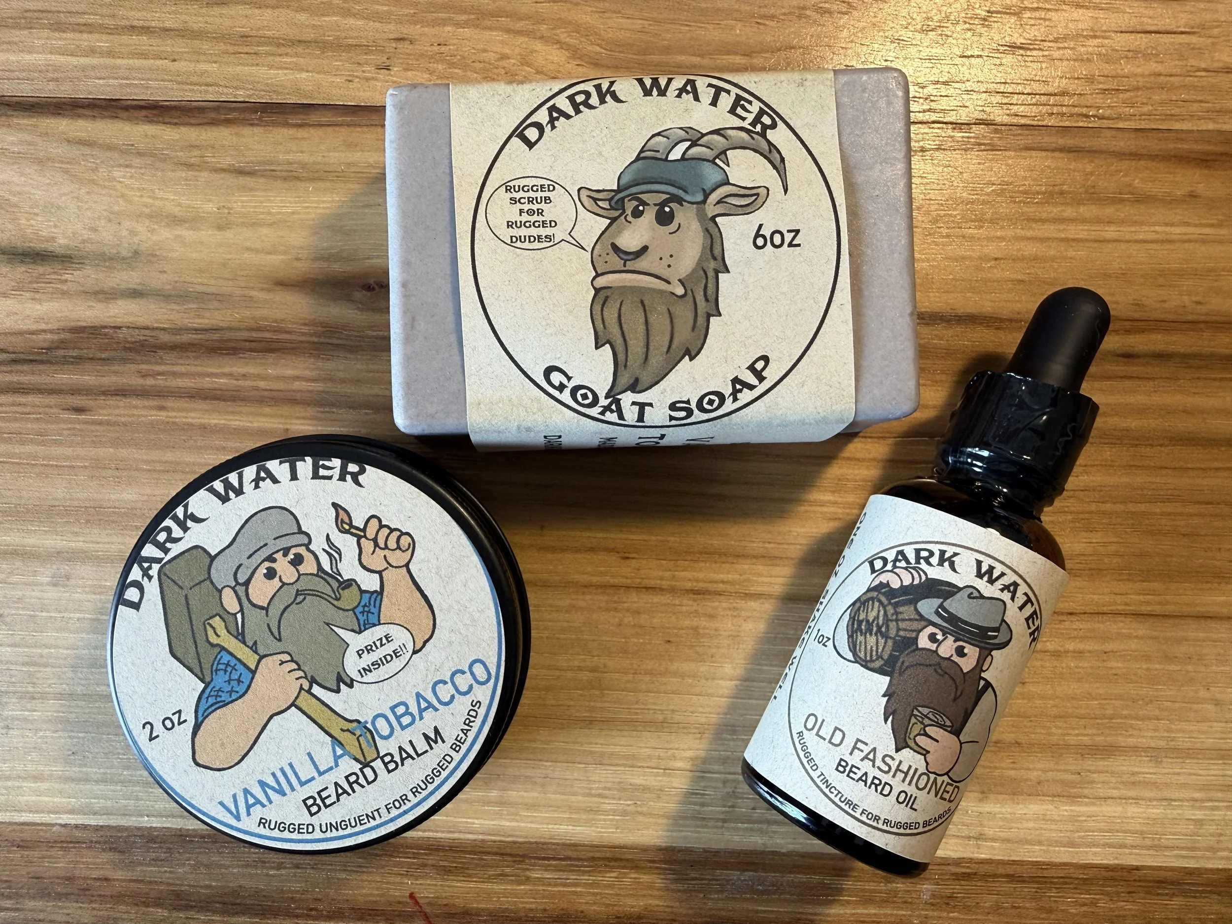 Starter Kit II - Balm, Oil, Goat Soap