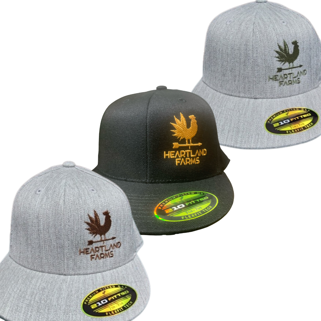 Fitted Flat Bill Hat