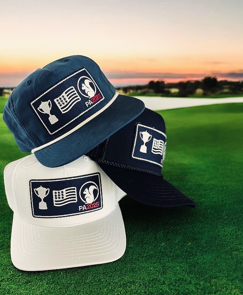 Our icons collection&mdash; a tribute to the 2025 US Open at Oakmont. 🏆 🇺🇸 🐿️. Order today to receive in time for Father&rsquo;s Day and the US Open. ⛳️ 

#playhappy