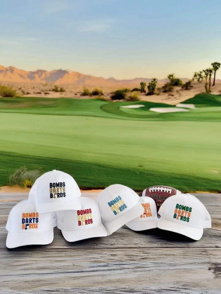 Refocusing on college football for a bit because Ryder Cup has us stressing. 

The &ldquo;Fandom + Golf&rdquo; collection hints &ldquo; I ❤️ golf&rdquo; in your school colorway. Available now. 

⛳️