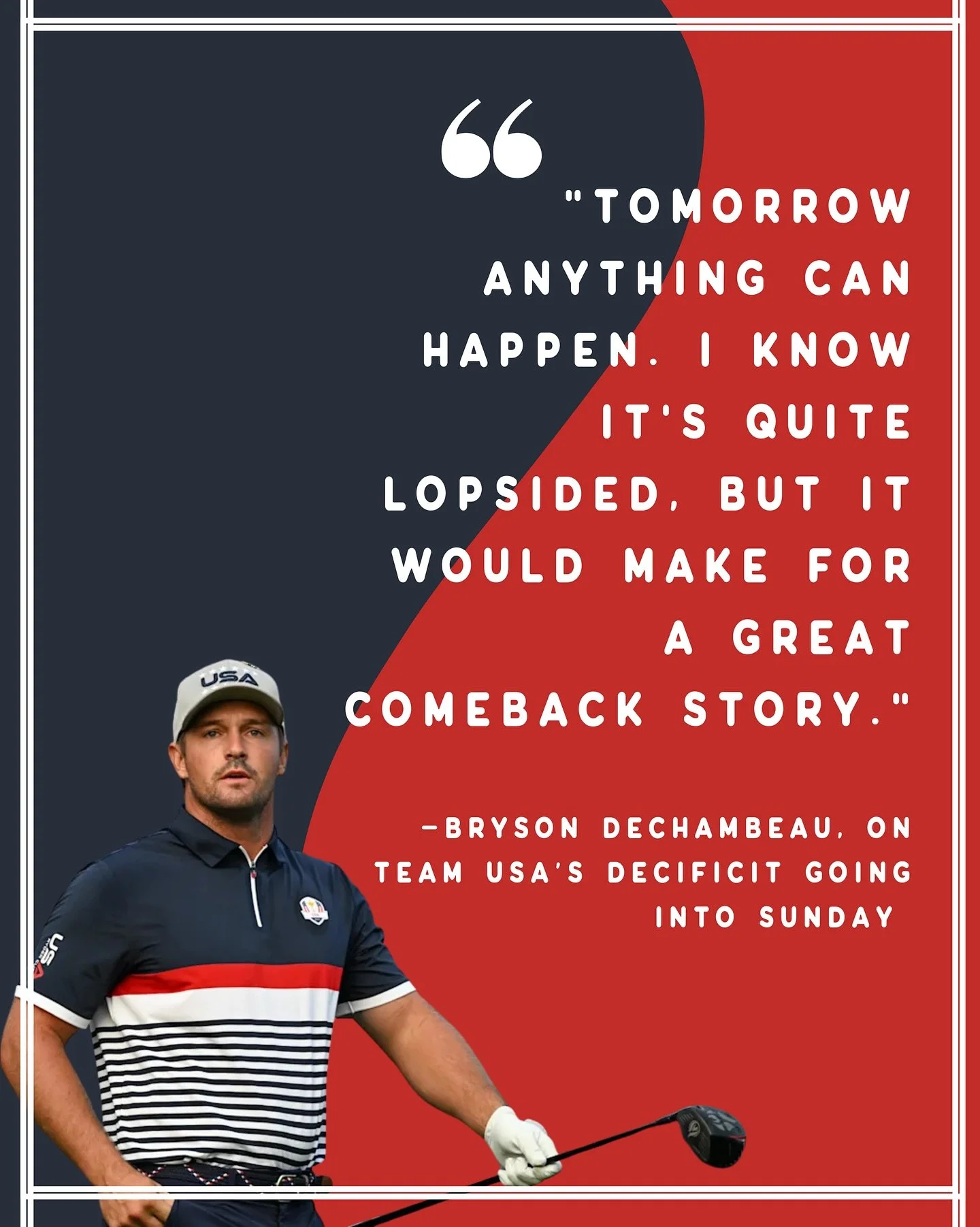 Here&rsquo;s hoping, Bryson! 🇺🇸