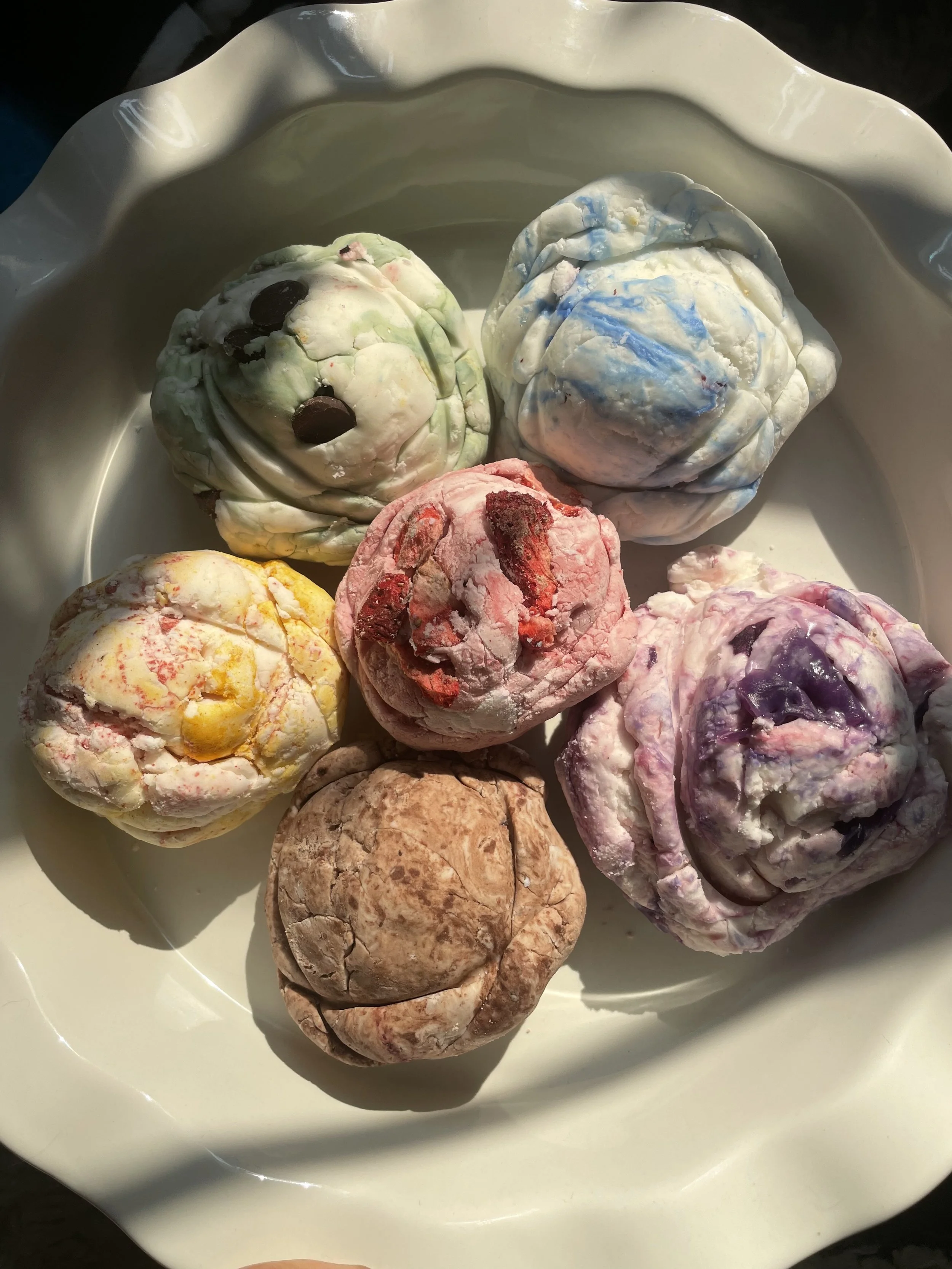 Natural Dyed Play Dough 