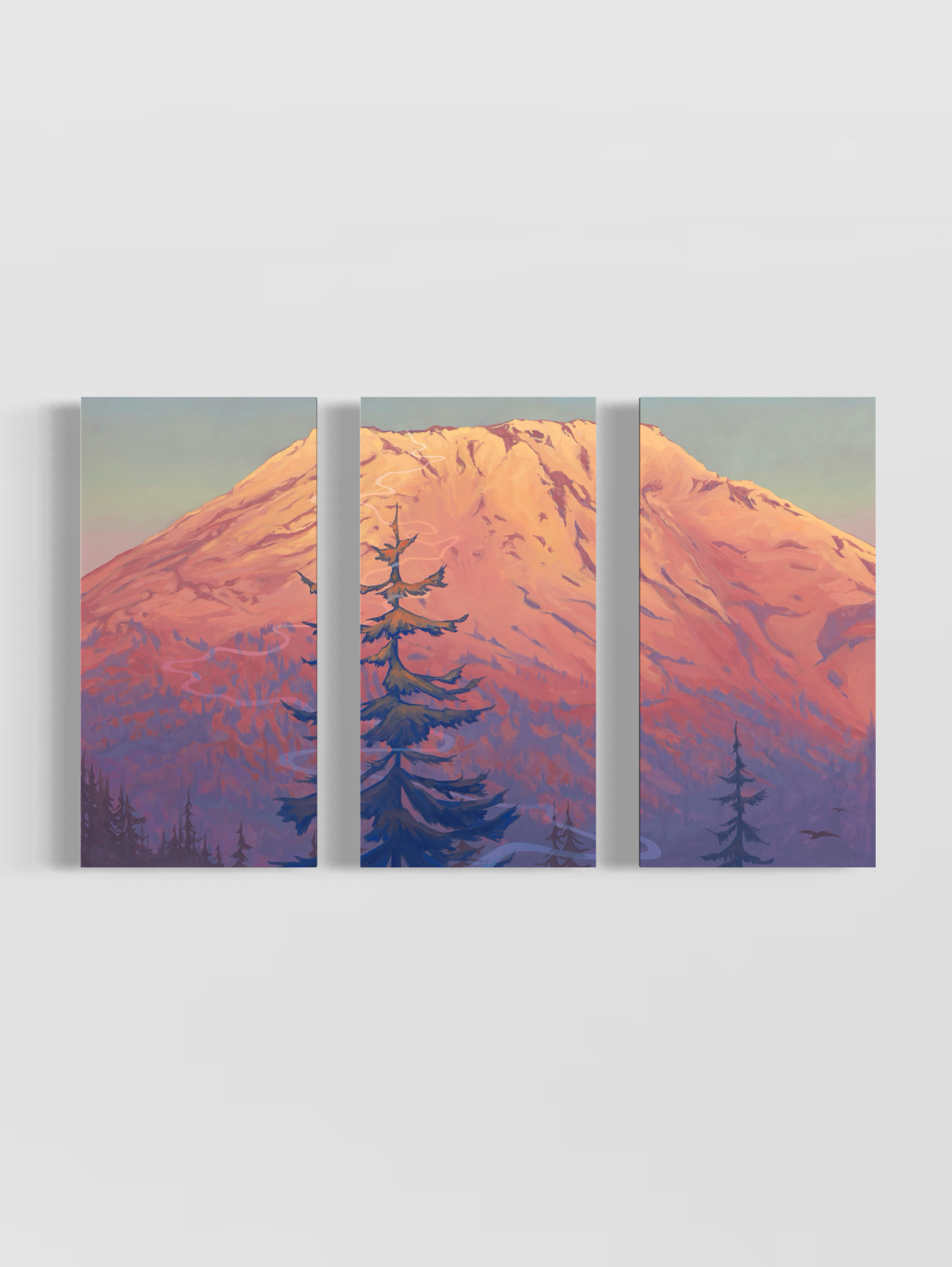 "Summit" Triptych