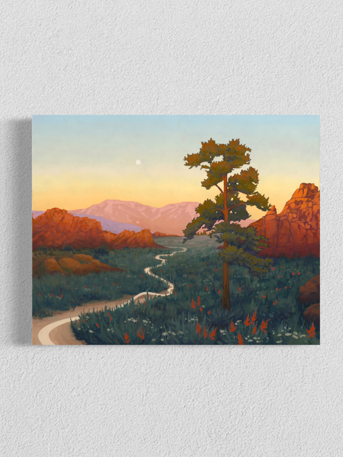 "Lone Pine" Canvas Print