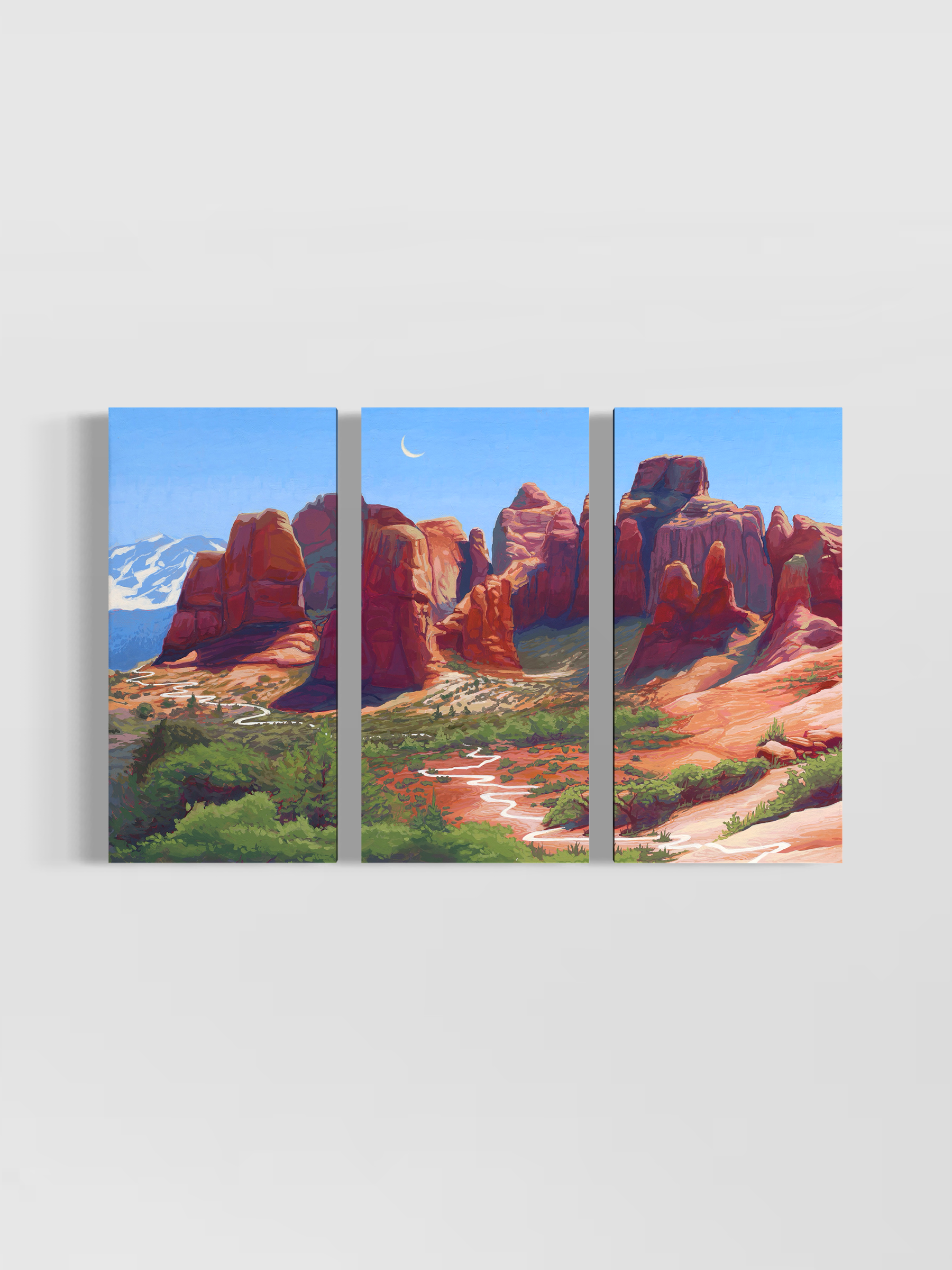 "Moab" Triptych