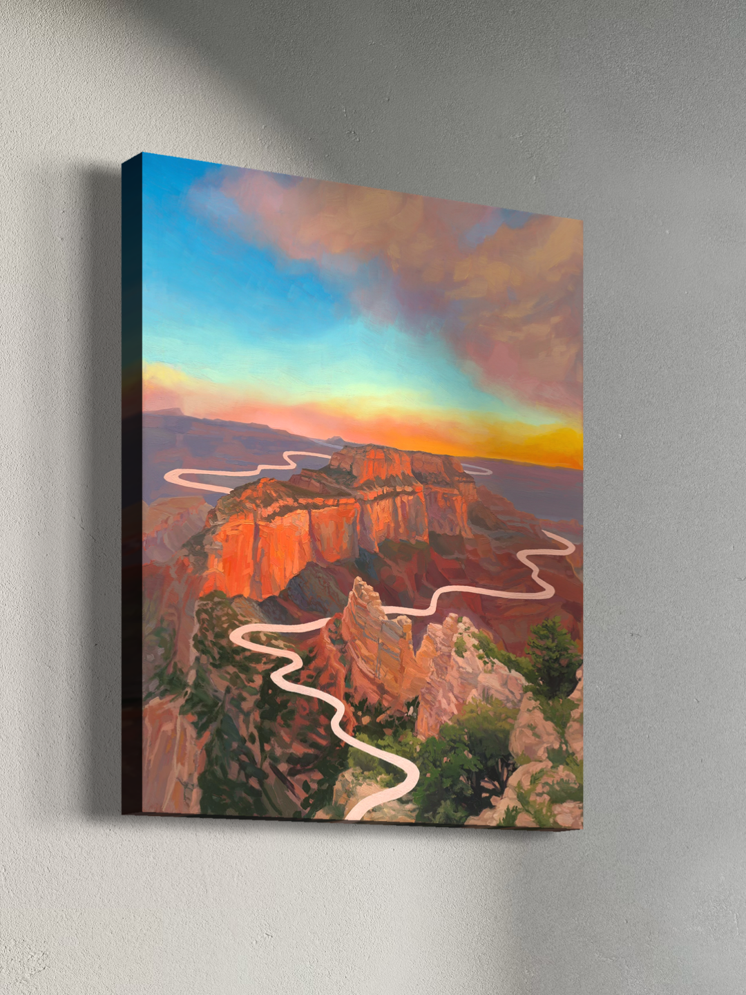 "Familiar Stranger" Canvas Print