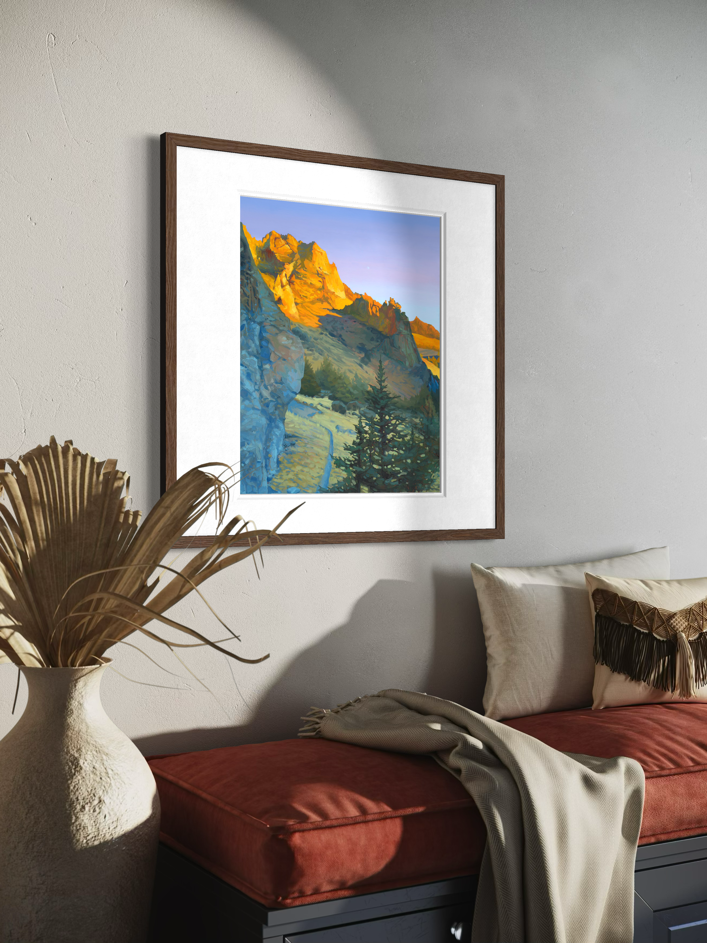 "Monument" Wildland Framed Print
