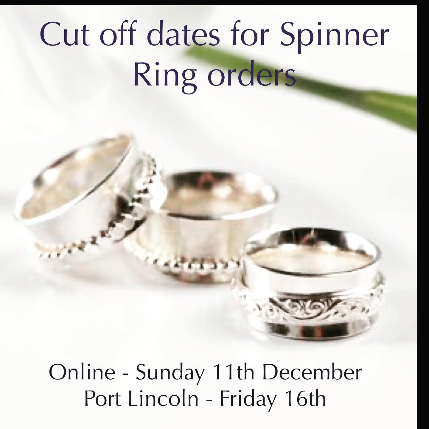 ✨ As my rings are mostly made to order with love for you, I need to have cut of dates for Christmas  to make sure you receive your unique piece in time.
✨ if you have had your eye on one for yourself or a special gift you will need to order them by -