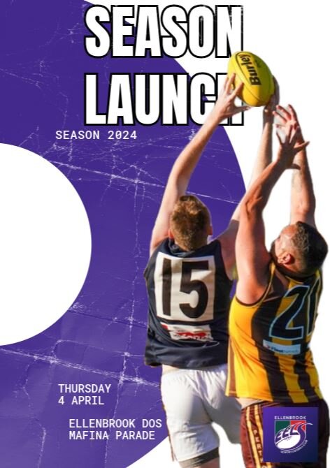 The season is upon us and we are inviting all players, members, sponsors, supporters, family and friends to help us launch into 2024. With all five teams playing at home, it is a massive night to get us all together and celebrate the start of our jou