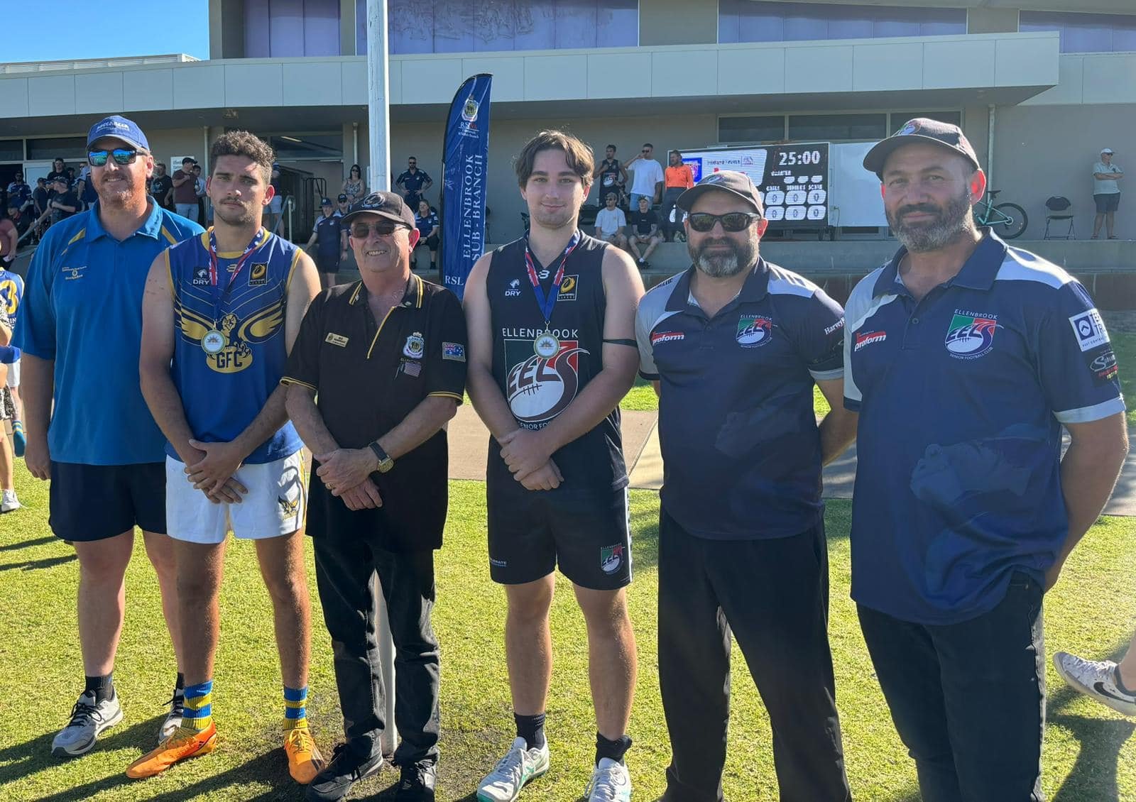 Congratulations to Tyson Mikolic from Gosnells Hawks Football Club and Quinn Bridgman from the Eels on winning the ANZAC Medals in the C2R Reserves 

Perth Football League