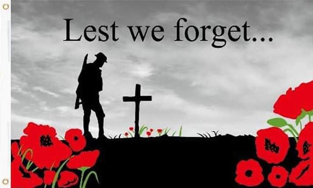 They shall grow not old, as we that are left grow old: 
Age shall not weary them, nor the years condemn. 
At the going down of the sun and in the morning 
We will remember them.

Lest We Forget