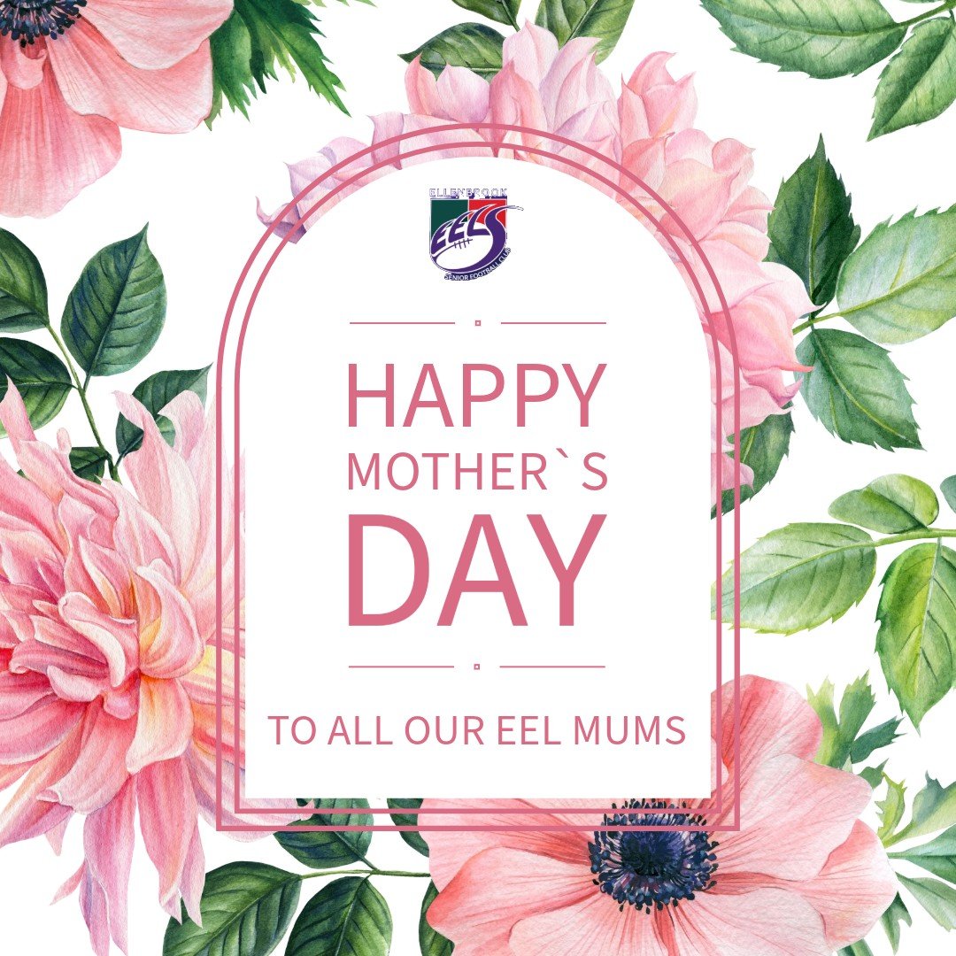 Happy Mother's Day to all of our Eel Mums. 

The ones that work tirelessly behind the scenes of our club; the ones that take up roles on the committee to help build a family atmosphere; the ones that took us to training when we were young and paid fo