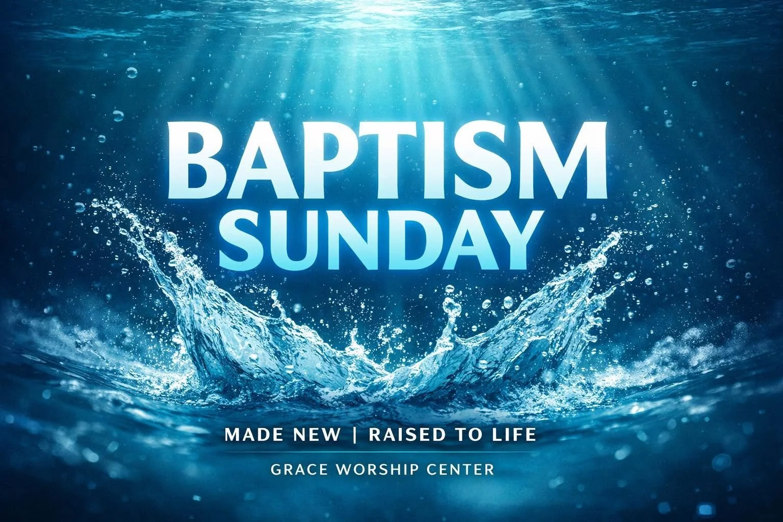 Baptism Sunday