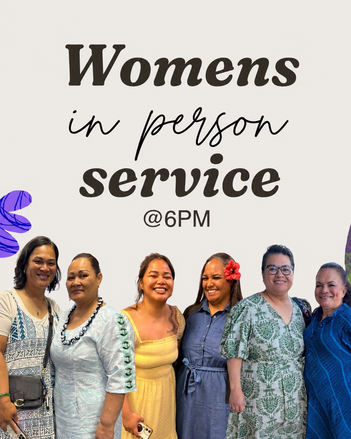 Womens In Person Service