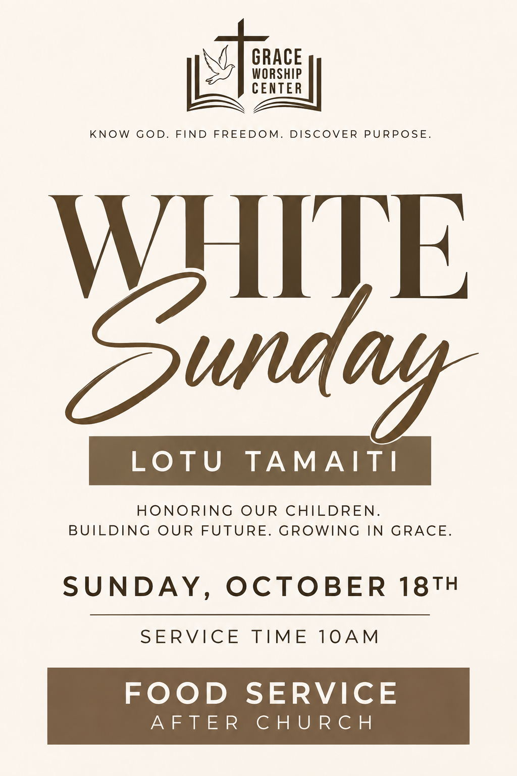 White Sunday | Lotu Tamaiti