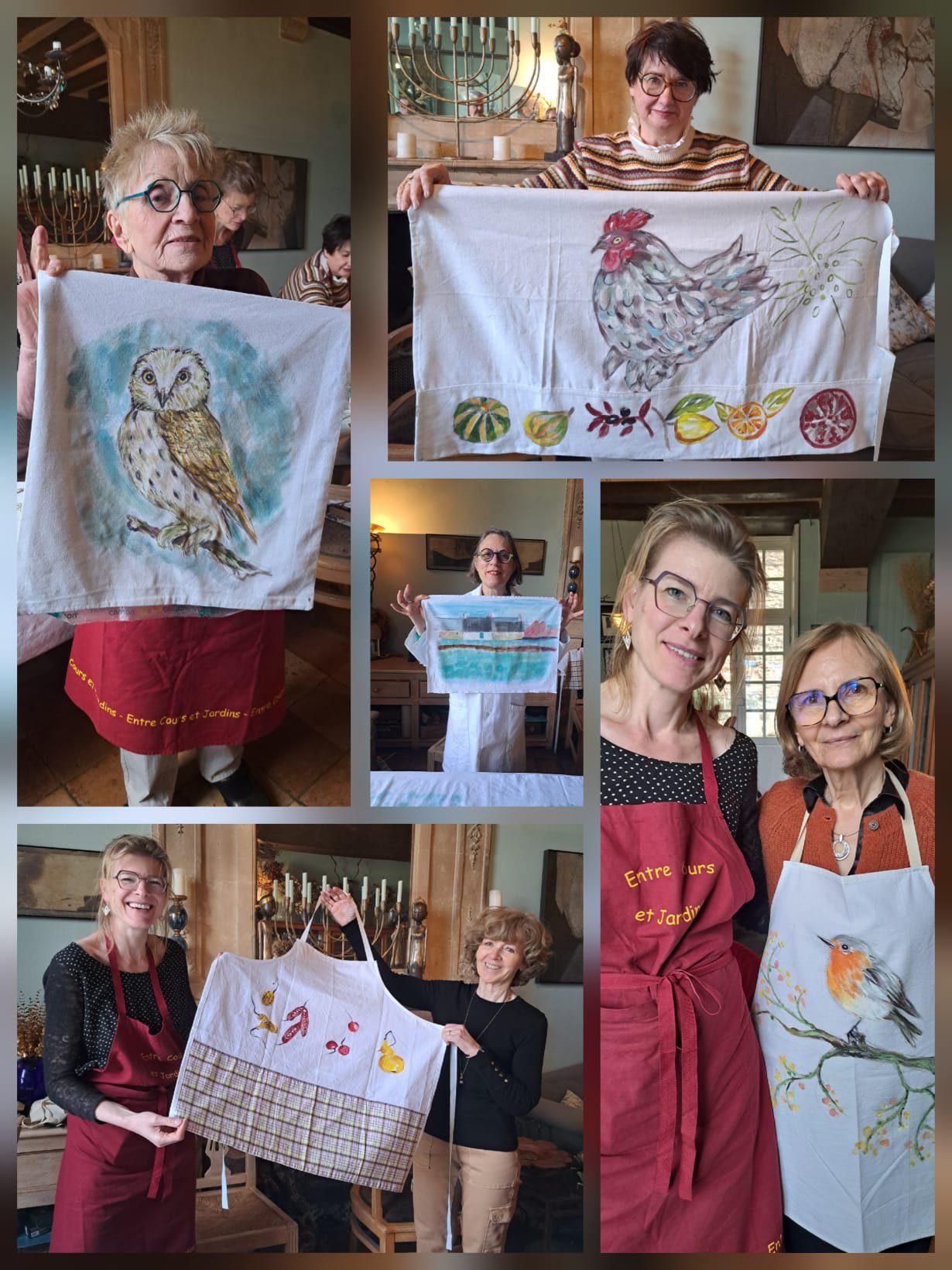 EC&amp;J – Ateliers de peinture sur tissus anciens Avec Marion Peeters - 14 mars 2026