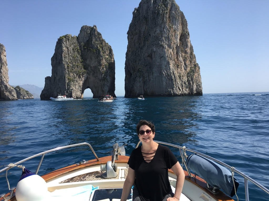 Cruising the waters of Capri