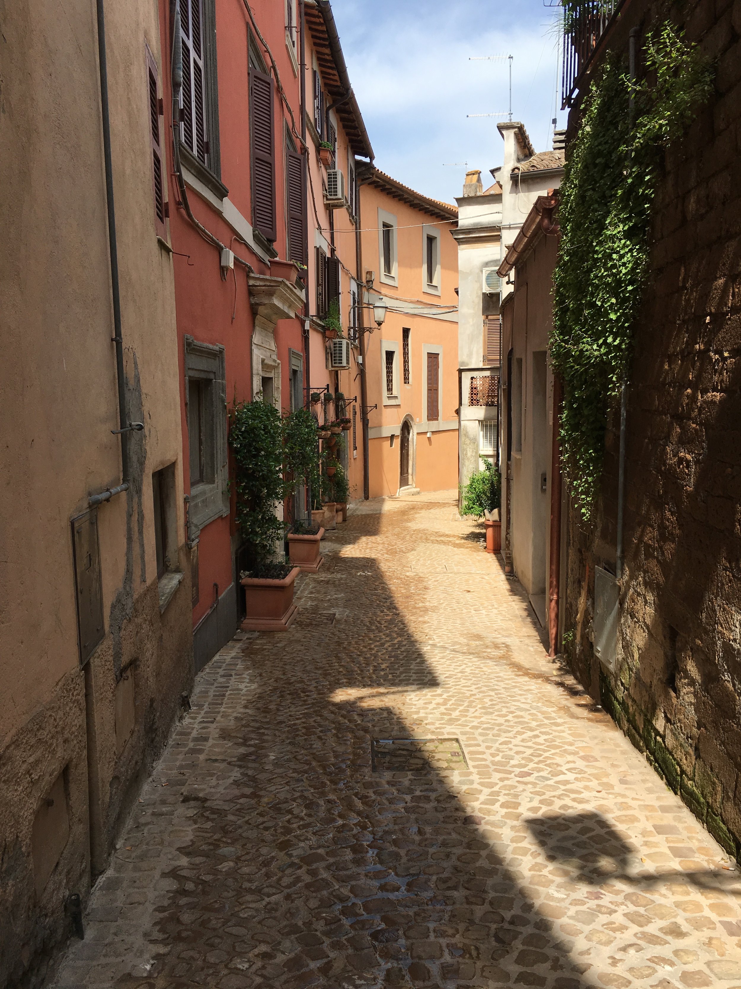 My ancestors' street in Ponzano Romano