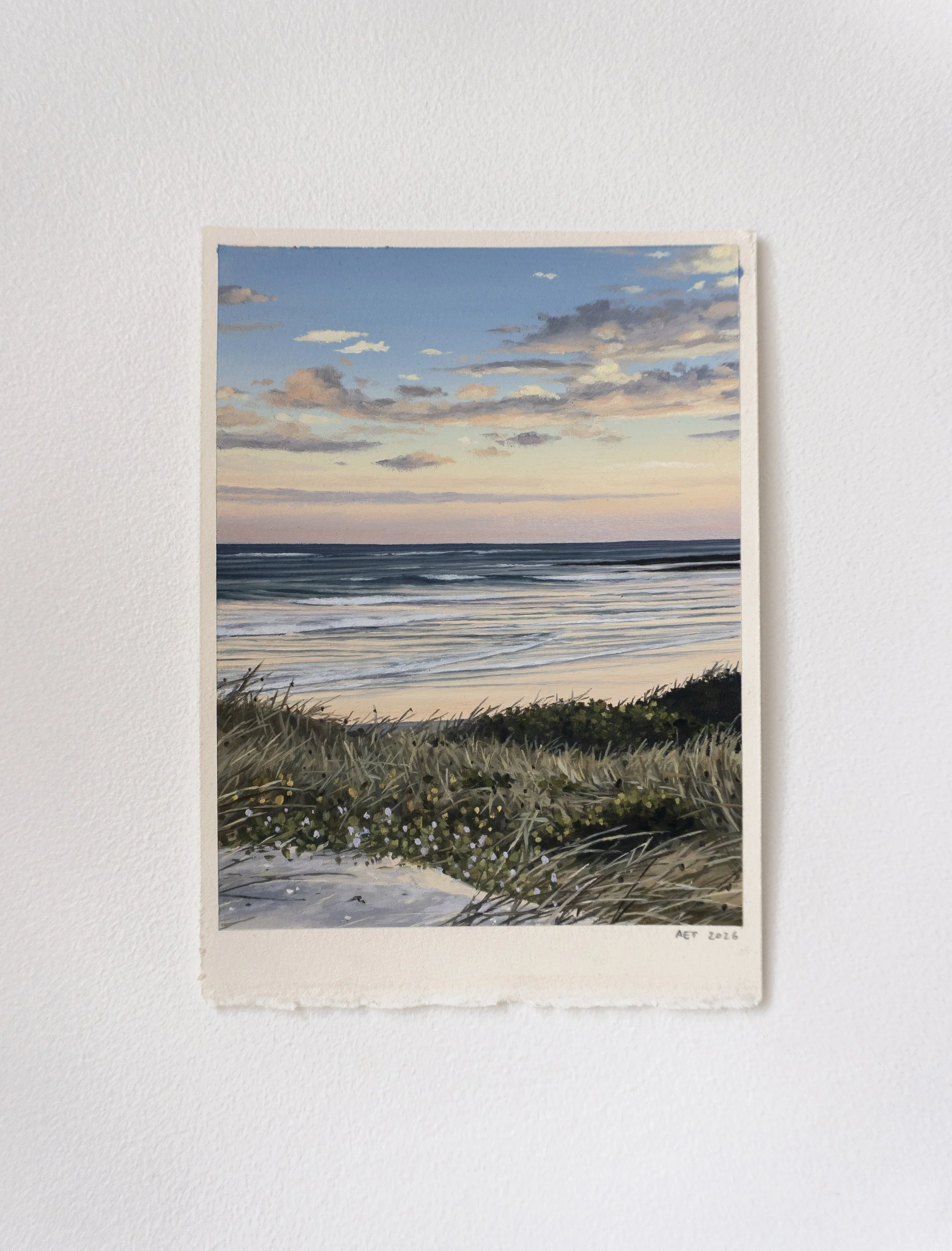 Mills Reef Sunset, Port Fairy (paper)