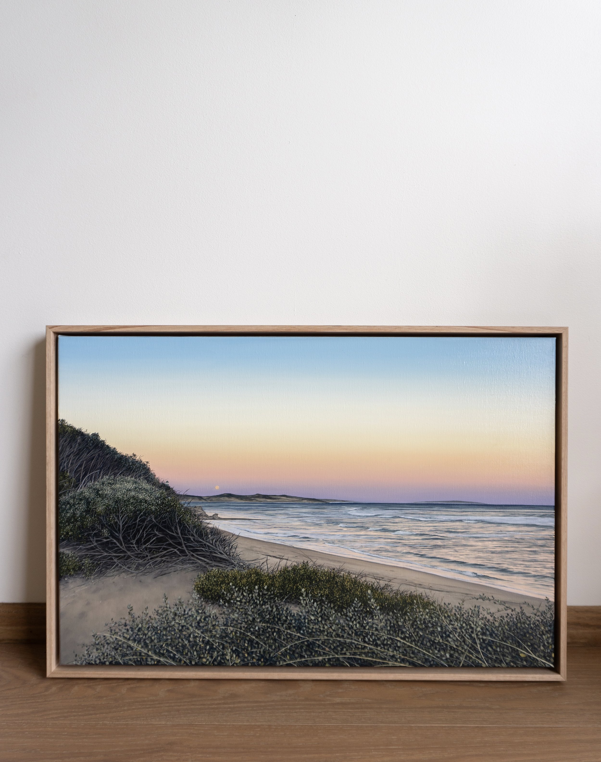 Watching the Full Moon Rise, Back Beach