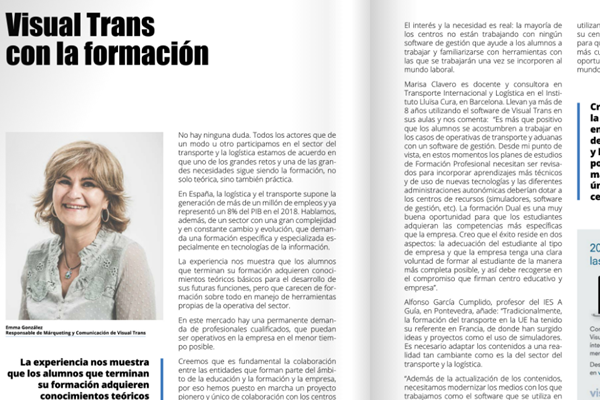 Visual Trans con la formación