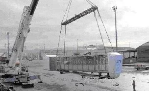 Atlantic Forwarding coordina el transporte de dos pasarelas aeroportuarias