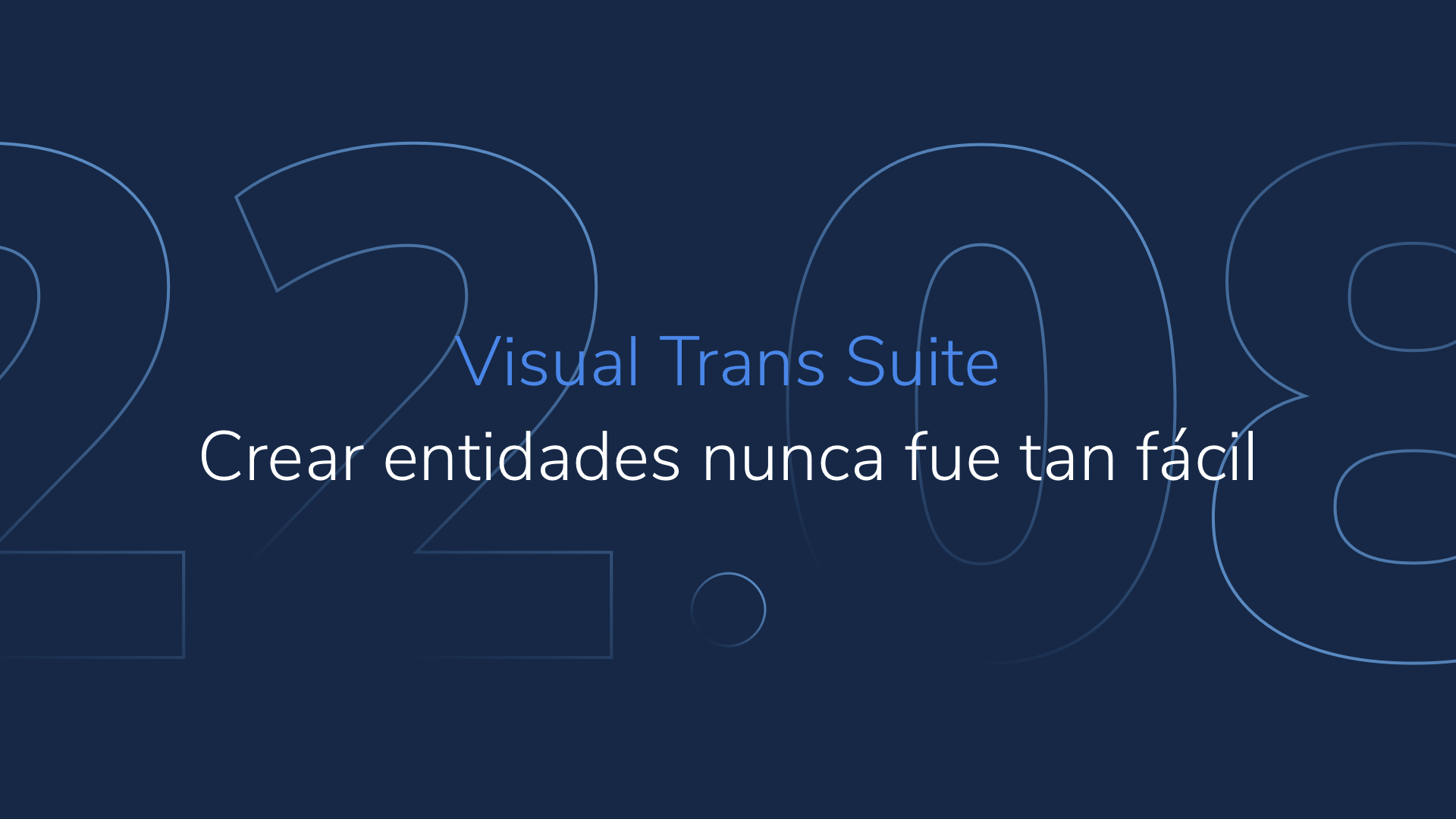 Crear entidades nunca fue tan fácil