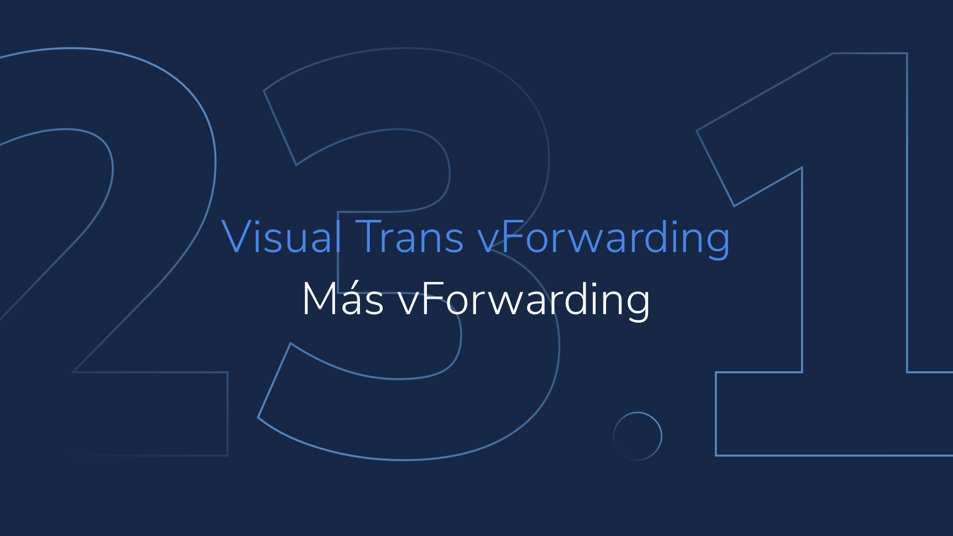 Más vForwarding