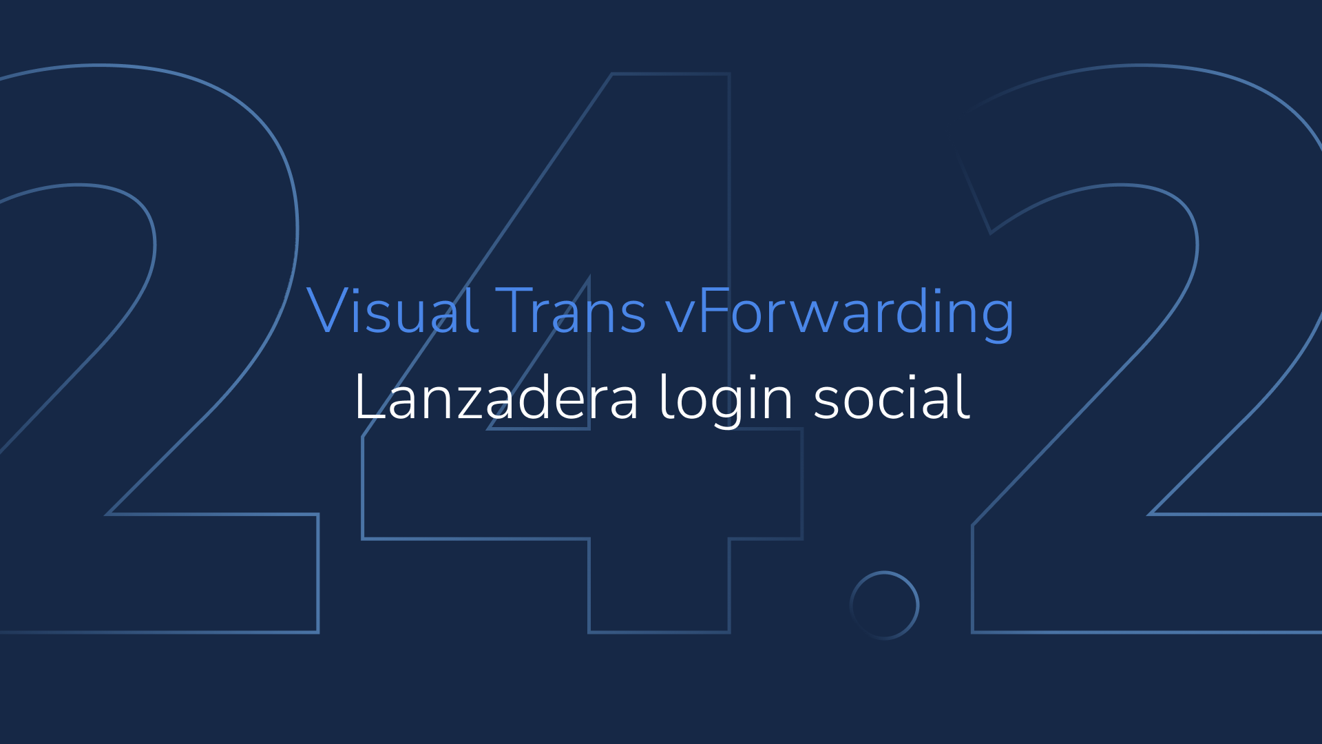 Visual Trans vForwarding 24.2: acceso a golpe de clic
