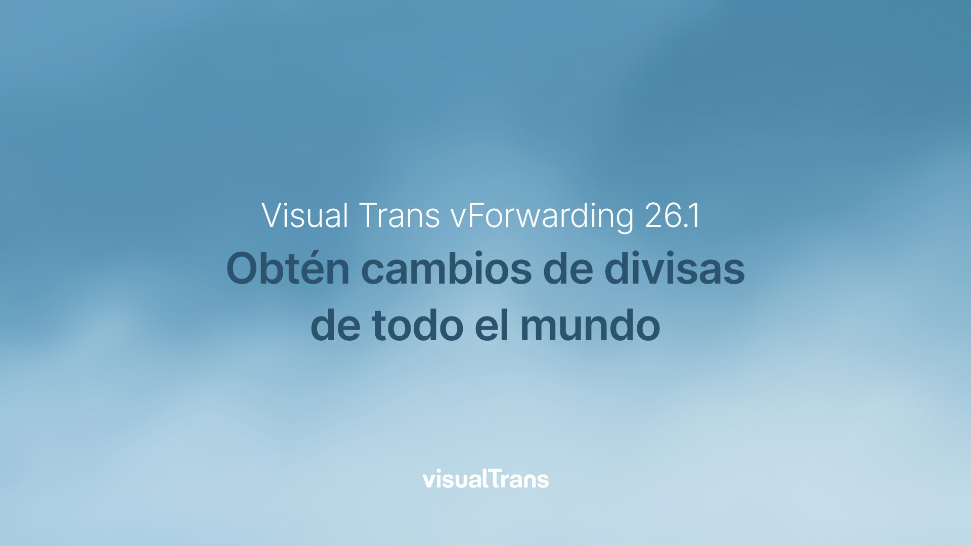 Visual Trans vForwarding 26.1: obtén cambios de divisas de todo el mundo