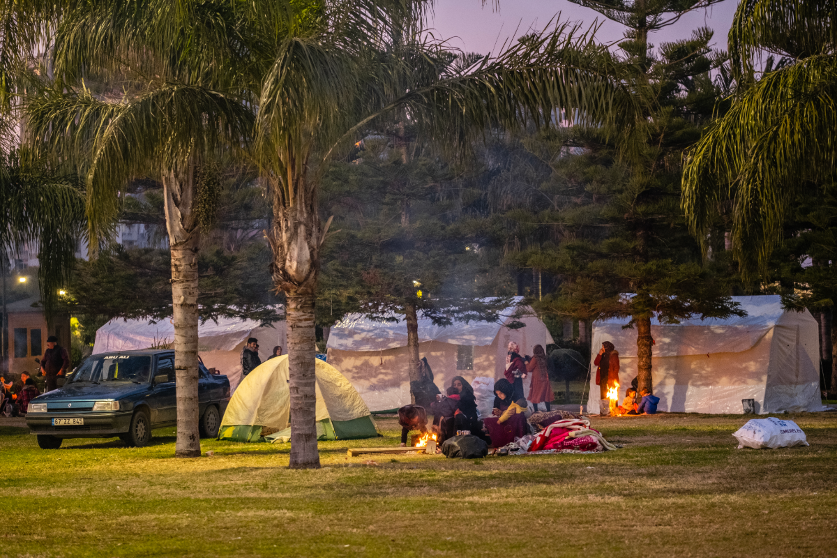 Turkey earthquake refugees