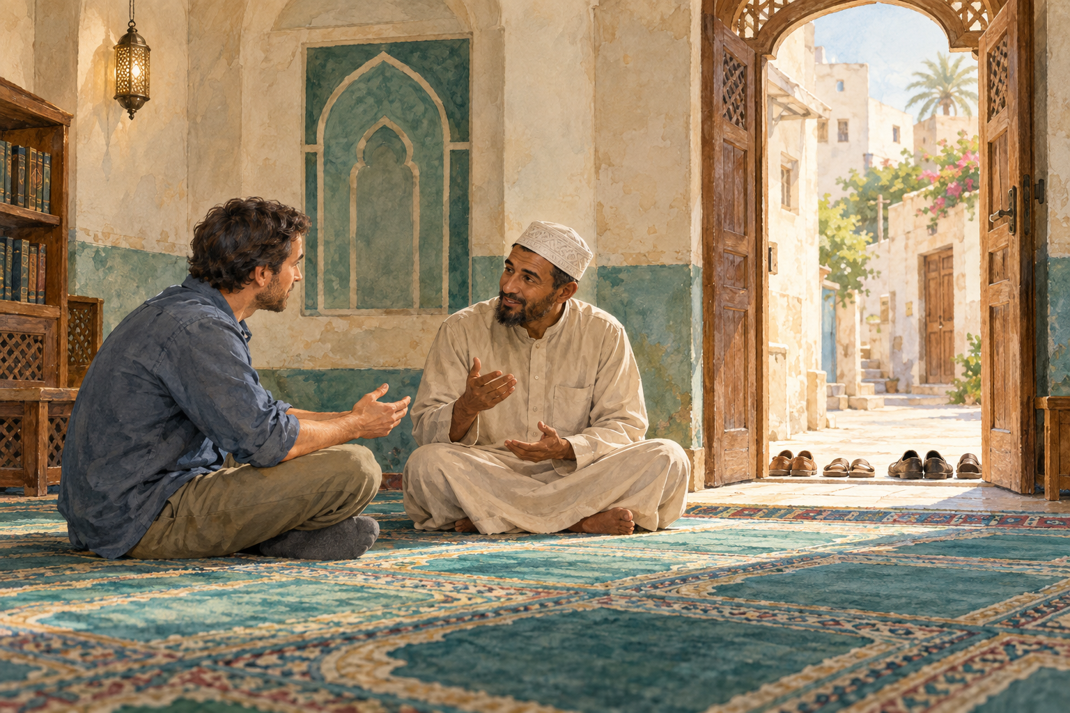 Misunderstanding at the mosque 