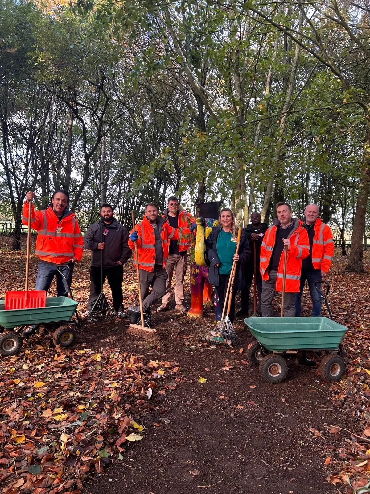 Combining business with community care: Cawleys team volunteers at Keech Hospice
