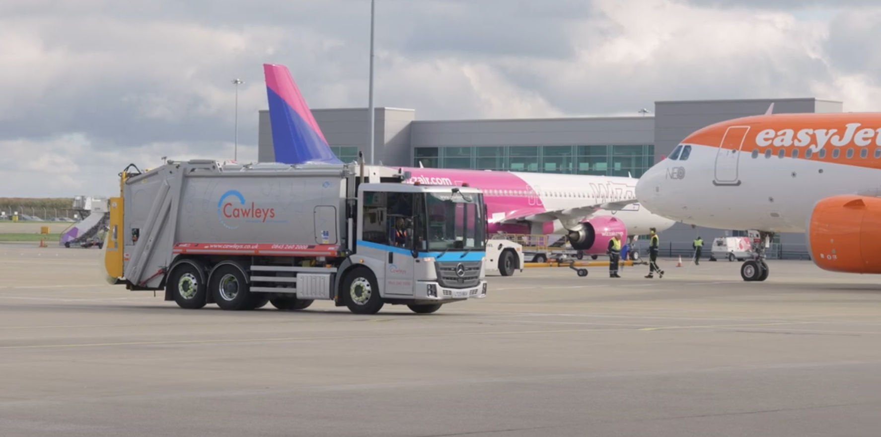 London Luton Airport re-appoints Cawleys to deliver its waste management services for a further five years