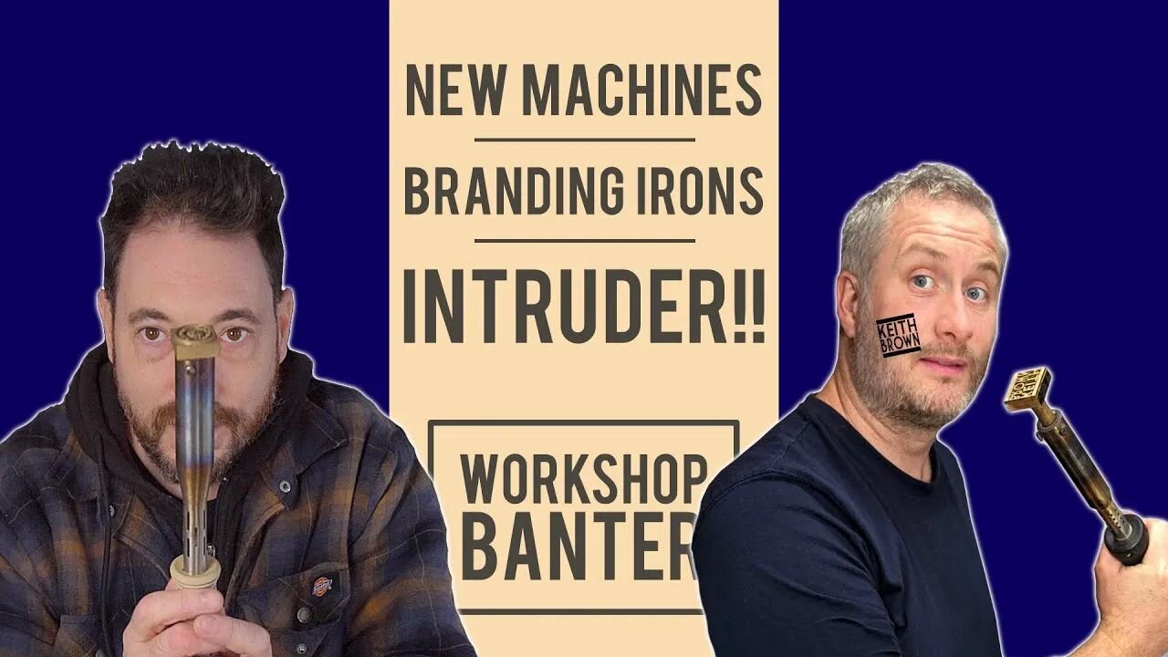 New episode out now! We're talking about new machines, wood machinery stores in the UK, branding irons and Keith's funny story about an intruder! #podcast #woodworking