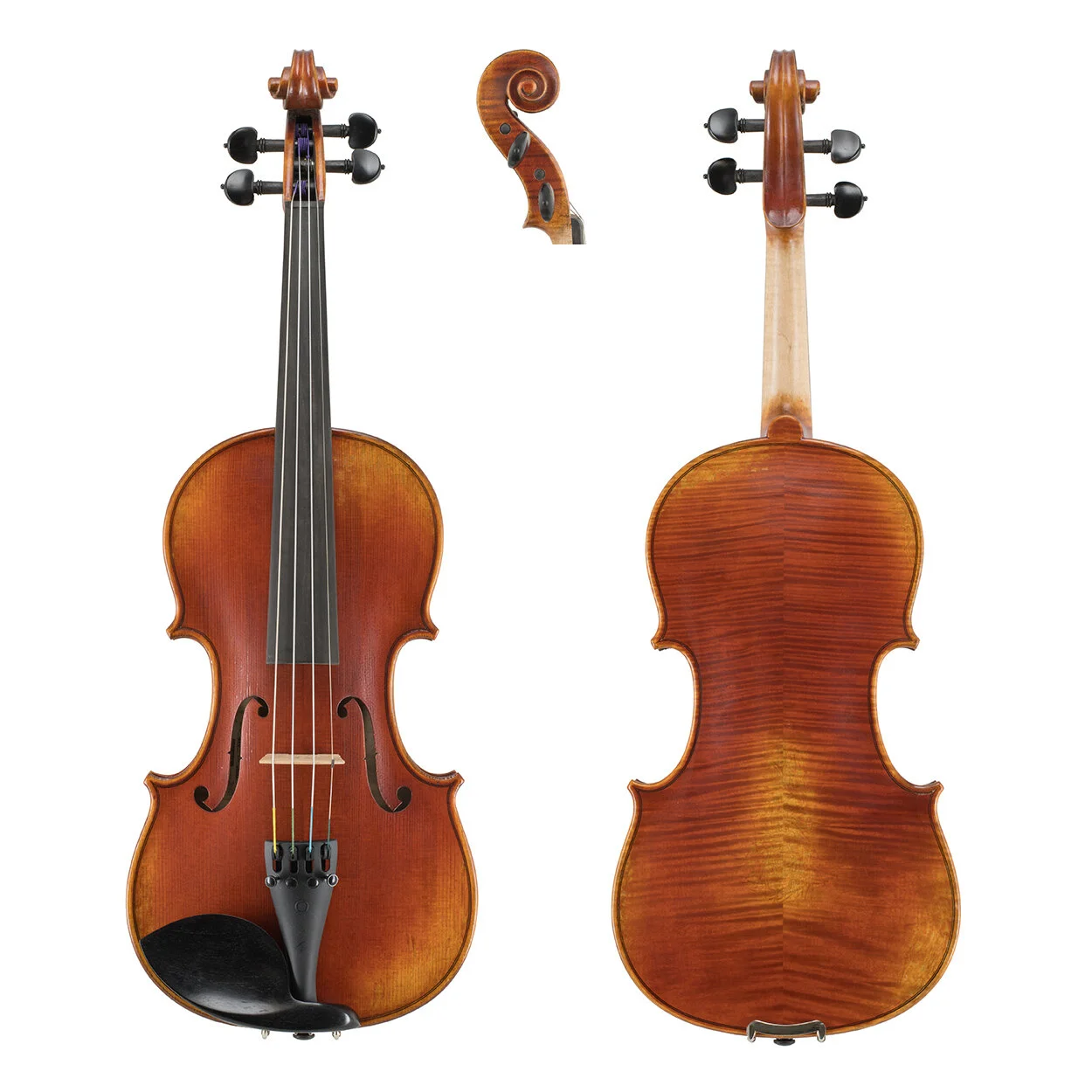 VN-350 burgundy brown violin