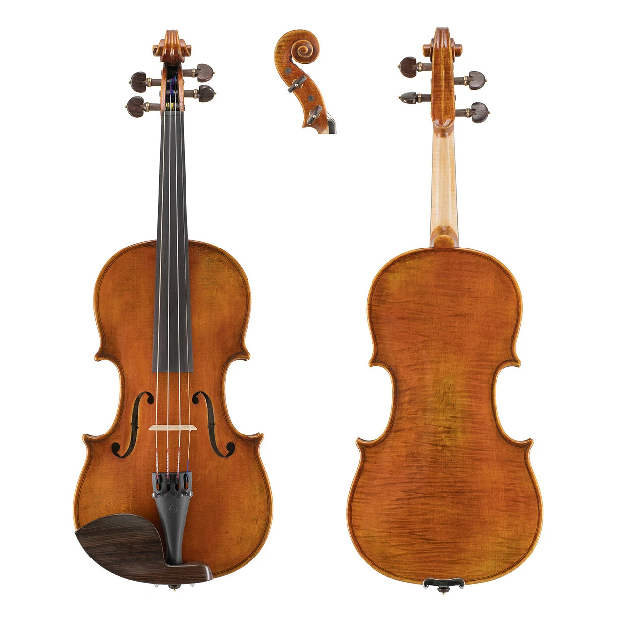 VN-360 amber and brown violin