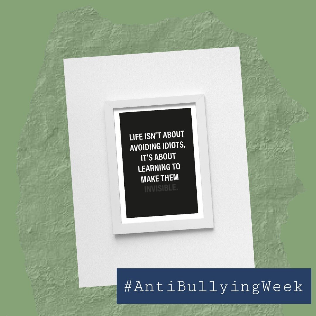 Life isn't about avoiding idiots, it's about learning to make them invisible ❤️ #antibullyingweek #choosekindness #makeanoise #bullyingprevention #bekind #enardepy #frames #prints #motivation #bestrong #pressloftstudio