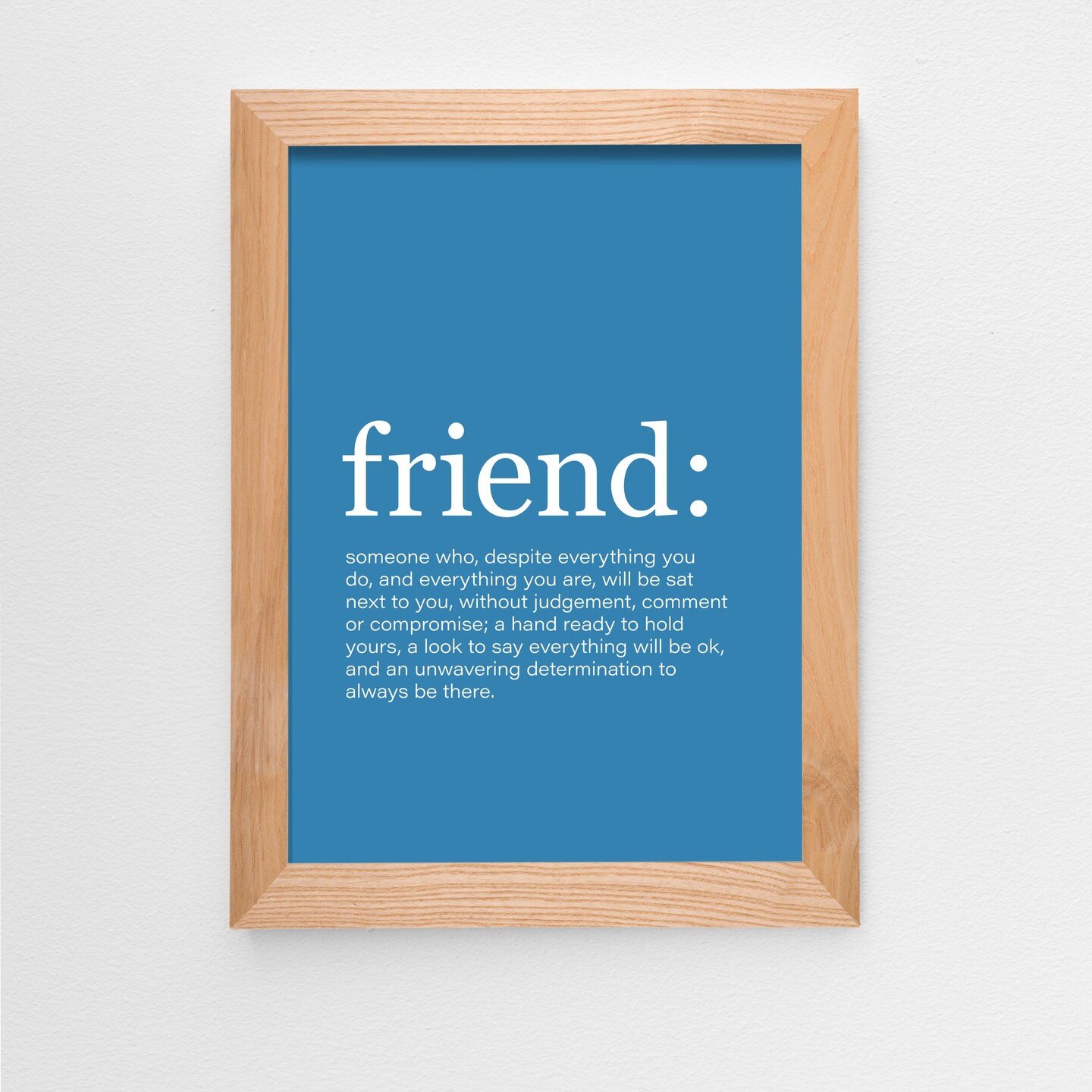 Available at enardepy.co.uk from &pound;9.95 ❤️ #bestfriend #bff #friend #xmas #christmasgift #love #happiness #care #support #print #poster #frame #wallart #homedecor #enardepy #gifts #giftsforher #giftsforhim #giftsforfriends