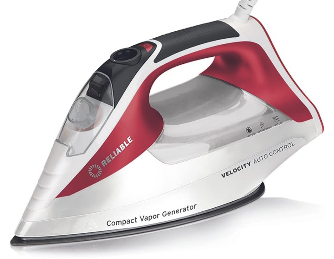 This is my current iron.  The dual chamber steam system means I never have to wait for the water to heat up!