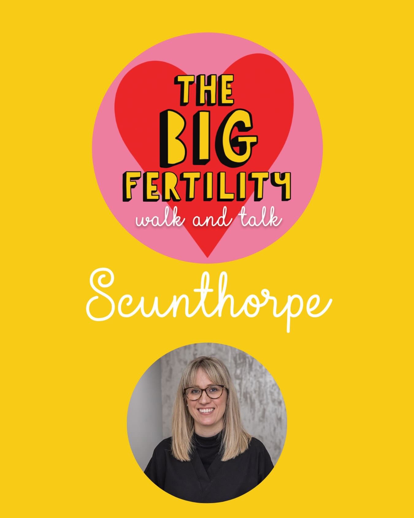 🌟THE BIG FERTILITY WALK &amp; TALK 🌟

Join me Saturday 14th February, 1pm in Scunthorpe for a stroll along Bottesford Beck. It&rsquo;s free, the only cost is if you choose to buy a coffee! 

Fertility can feel lonely, but you don&rsquo;t have to do