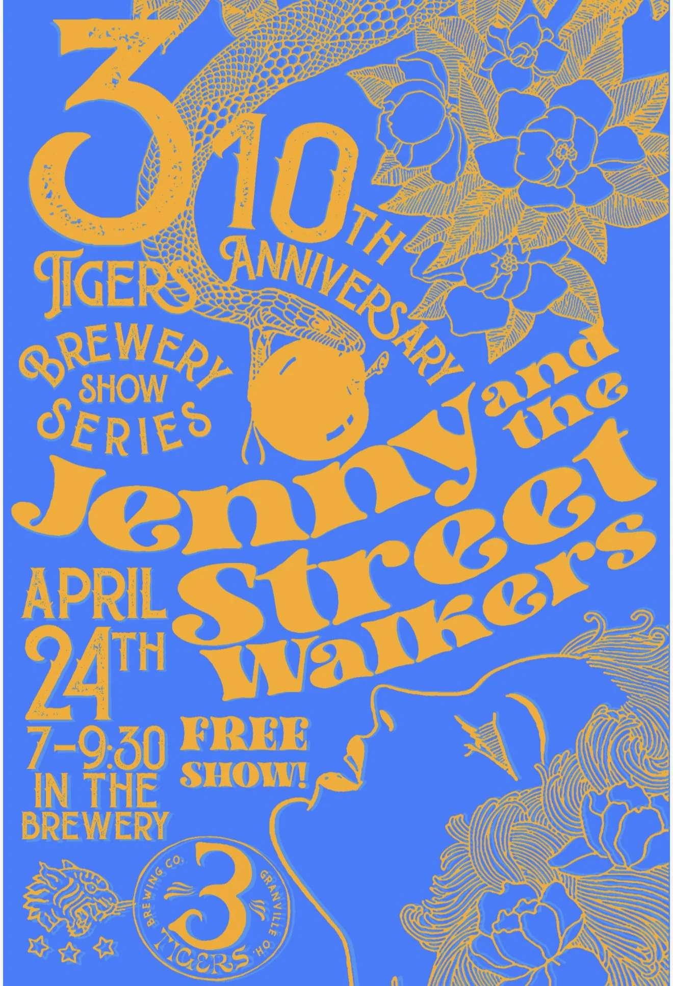 JENNY and the STREET WALKERS; BREWERY SERIES FREE SHOW