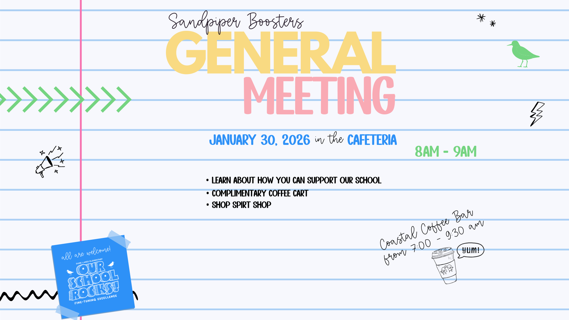Sandpiper Boosters General Meeting
