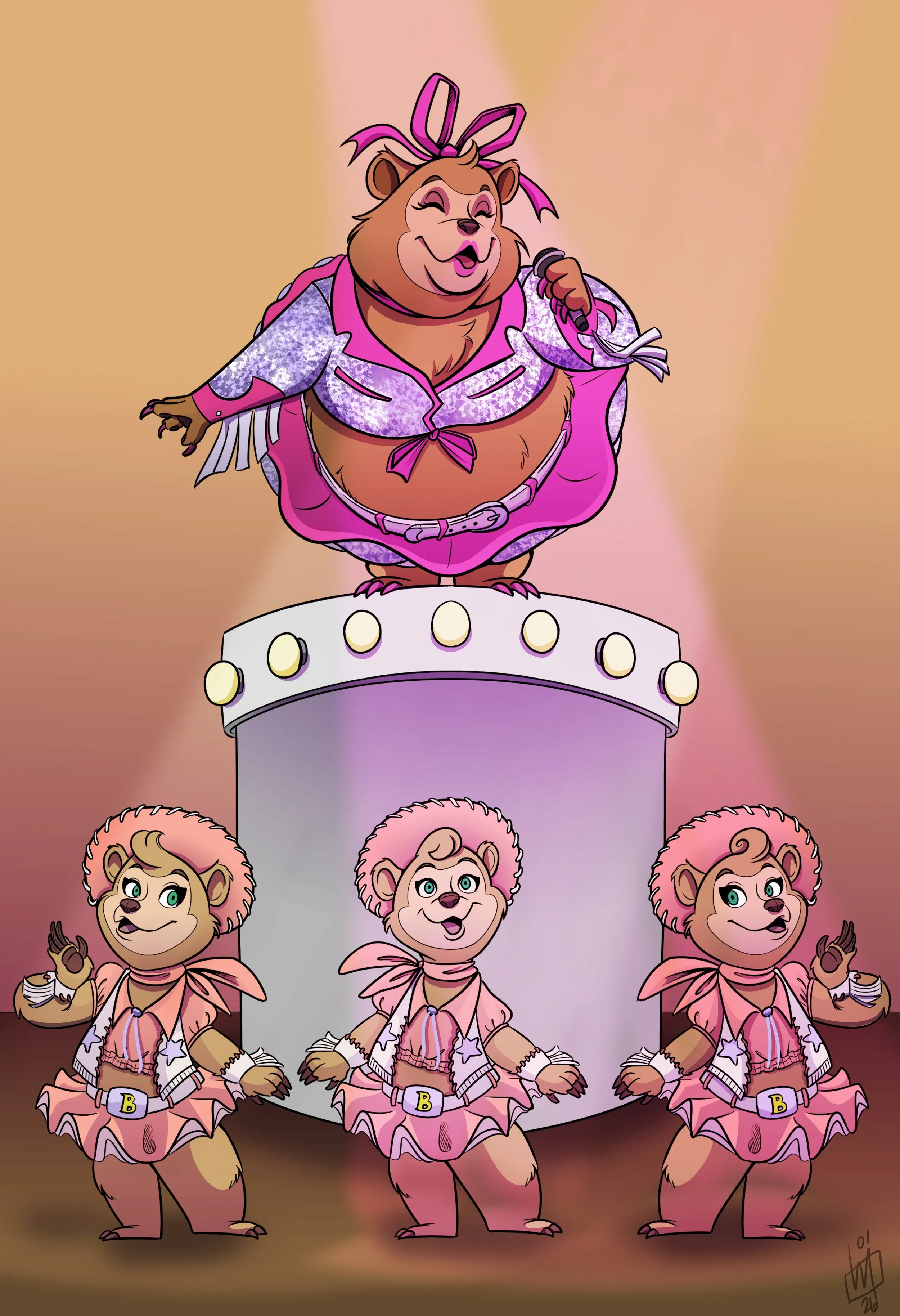 Pink Pony Cubs - Country Bears