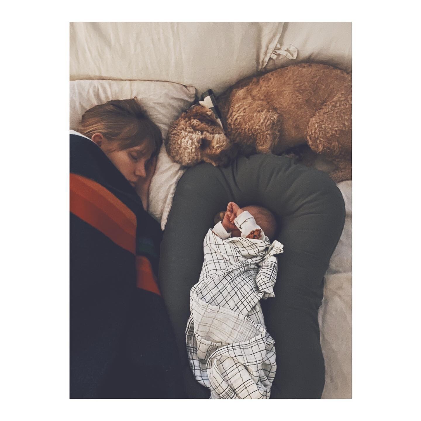 // three in the afternoon with a three week old 🌙

This looks cute, but you know what&rsquo;s cuter? Having the whole bed to yourself for a juicy hour long nap completely signed off duty while your postpartum doula takes the wheel, only to wake up t