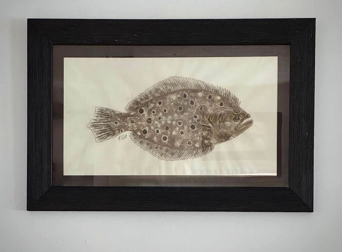 Summer Flounder 
12" x 19.5"
$400