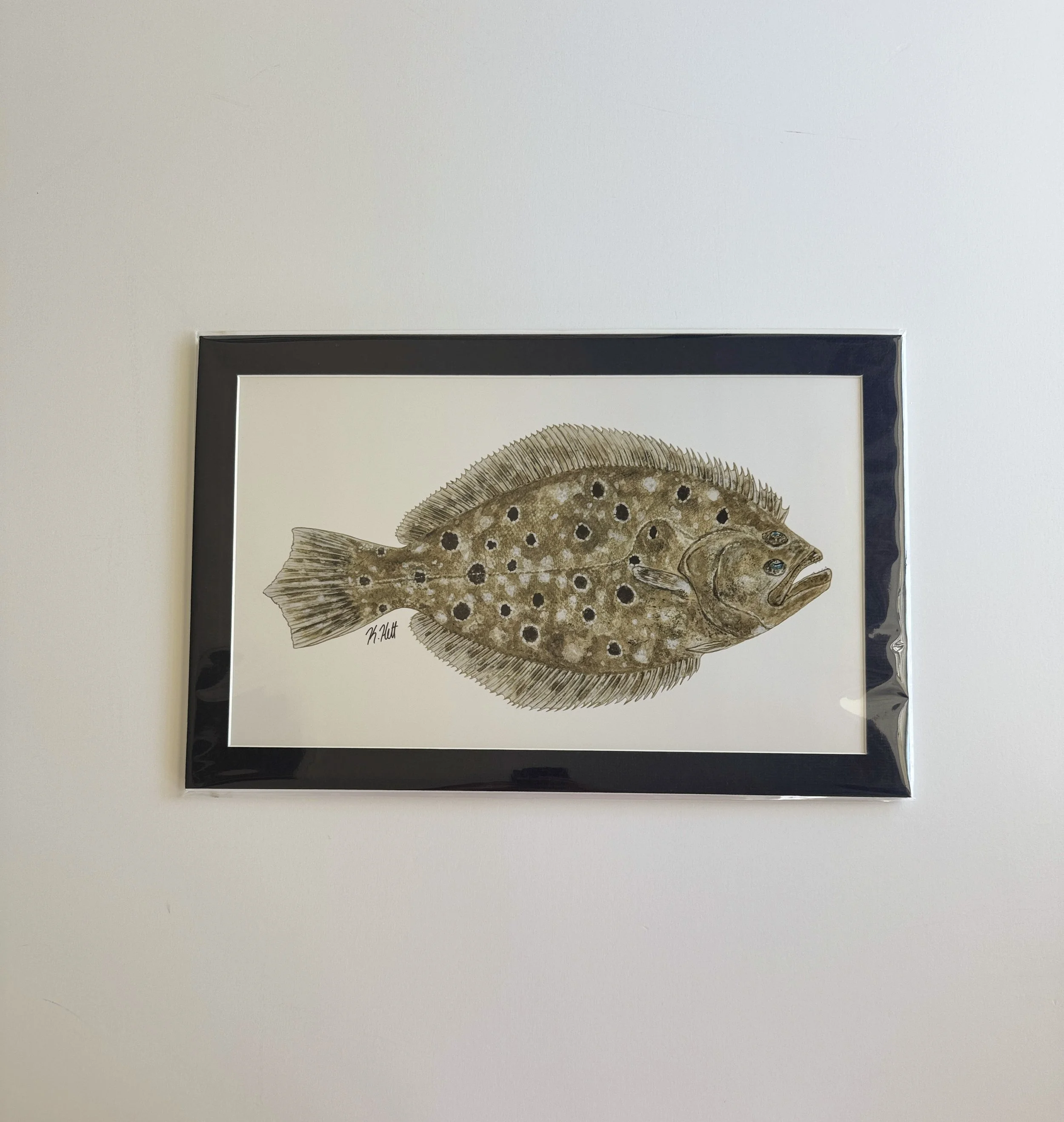 Summer Flounder_ matted print_ front.jpg