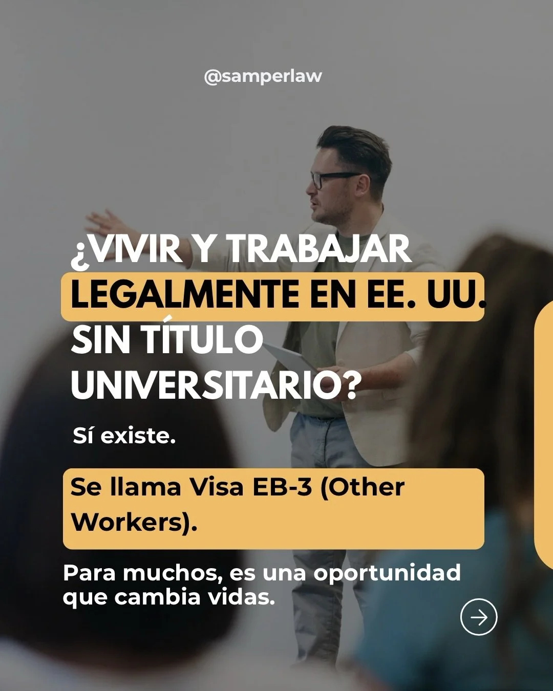 🇺🇸💼 &iquest;Sab&iacute;as que existe una visa que te permite vivir y trabajar PERMANENTEMENTE en EE. UU. sin t&iacute;tulo universitario?

La EB-3 (Other Workers) existe porque Estados Unidos enfrenta una escasez real de trabajadores en sectores e