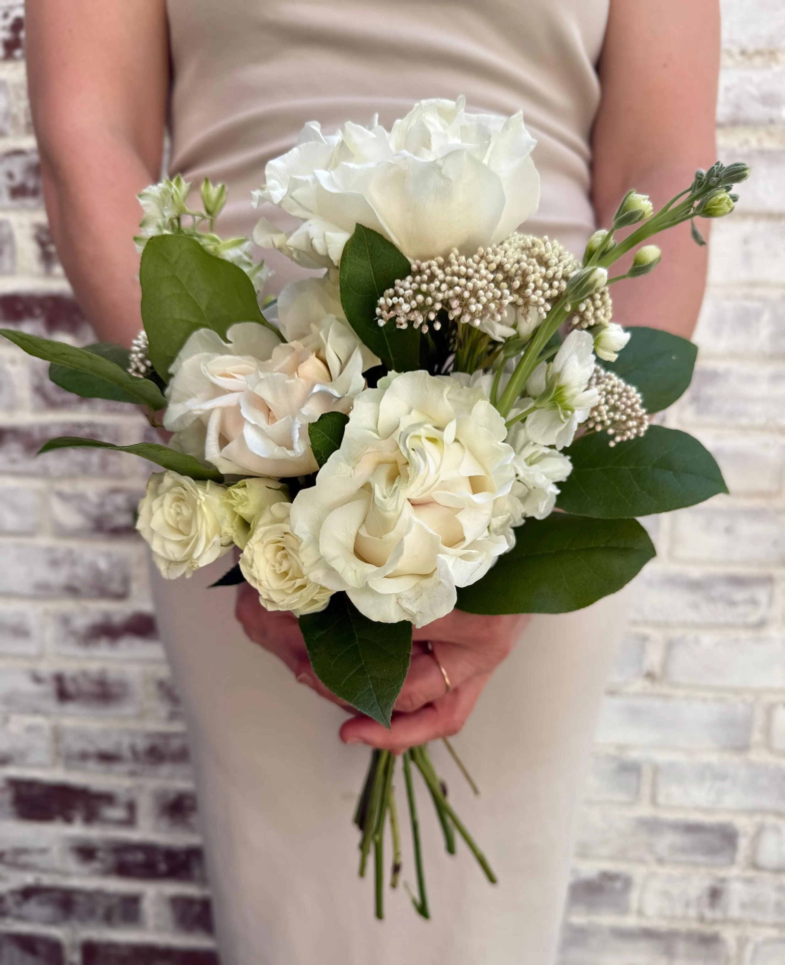Posy Bouquet: Very petite bouquet. Ideal for junior bridesmaids